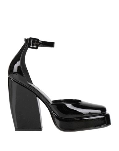 Pierre Hardy Woman Pumps Black Size 8 Leather In Black