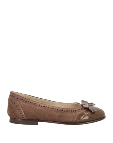 Gallucci Babies'  Toddler Girl Ballet Flats Brown Size 9.5c Leather