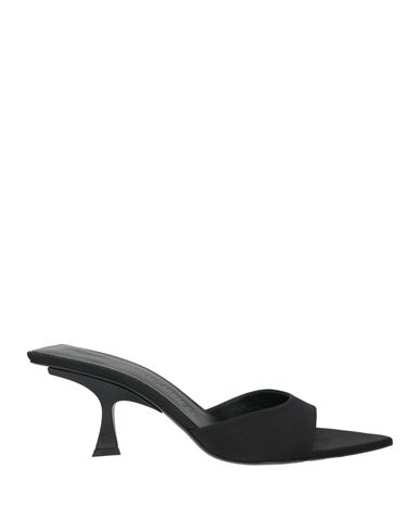 Attico The  Woman Sandals Black Size 7 Polyester In Black