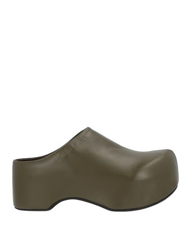 Mules & Clogs Damen Militärgrün 37,38,39 Damen