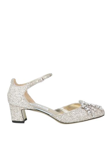 Jimmy Choo Gold Pumps Women In Silver