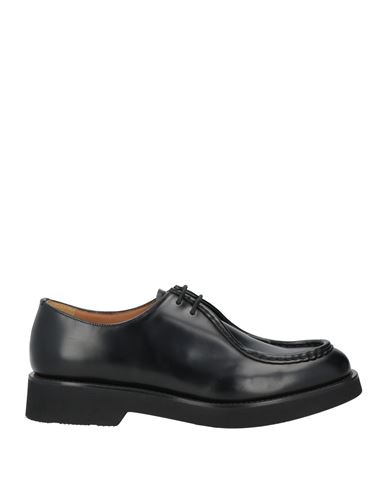 Church's Woman Lace-up Shoes Black Size 8 Calfskin In Black