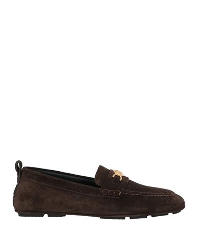 Versace Man Loafers Dark Brown Size 8.5 Leather