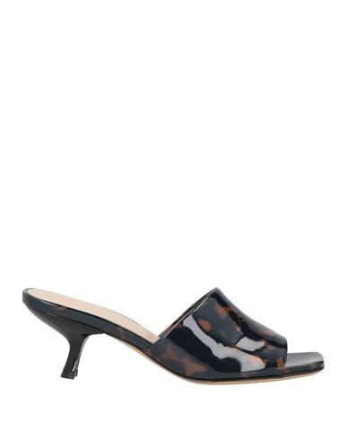 Theory Woman Sandals Black Size 7 Leather In Black