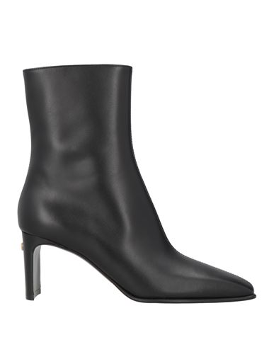 Ferragamo Woman Ankle Boots Black Size 8 Calfskin In Black