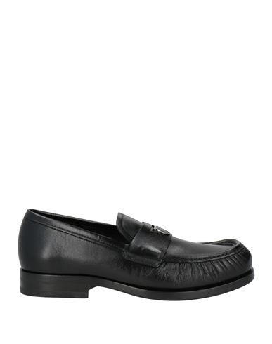Ferragamo Man Loafers Black Size 6.5 Calfskin In Black
