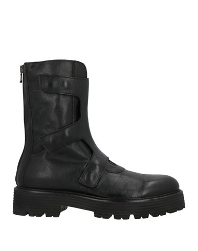 Pavin Woman Ankle Boots Black Size 6.5 Leather In Black