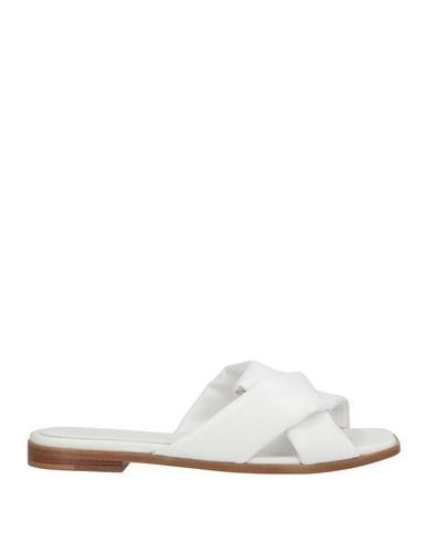 Ferragamo Woman Sandals White Size 6.5 Leather In Animal Print