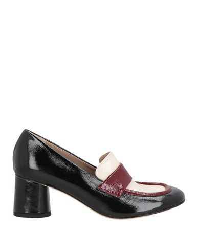 Cheville Woman Loafers Black Size 6 Leather In Black