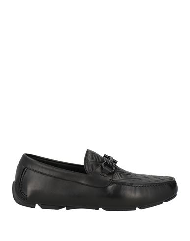 Ferragamo Man Loafers Black Size 9 Calfskin In Black