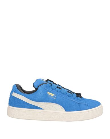 Puma Select Man Sneakers Bright Blue Size 9 Leather In Blue