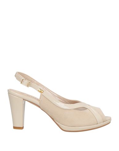 Valleverde Woman Sandals Beige Size 8 Synthetisches Material In Neutral