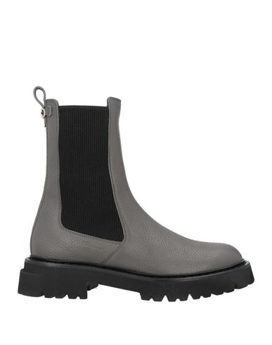 Ferragamo Woman Ankle Boots Grey Size 6.5 Calfskin In Gray