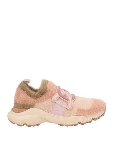Tod's Woman Sneakers Blush Size 8 Textile Fibers In Pink