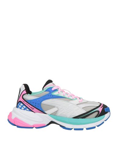 Puma Woman Sneakers White Size 7.5 Textile Fibers In Multi