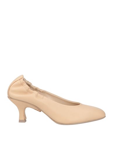 Tod's Woman Pumps Beige Size 7.5 Leather In Animal Print