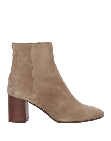 Tod's Woman Ankle Boots Taupe Size 8 Leather In Brown