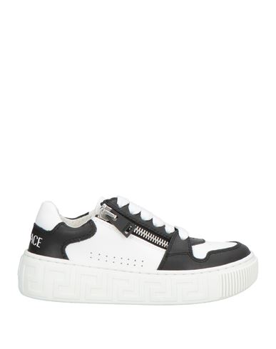 Versace Young Toddler Girl Sneakers Black Size 10c Synthetisches Material In Black