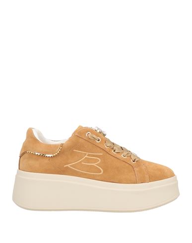 Tosca Blu Woman Sneakers Tan Size 7 Leather In Multi