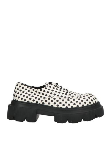 Tosca Blu Woman Lace-up Shoes White Size 7 Leather