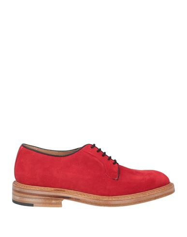 Tricker's Man Lace-up Shoes Red Size 9 Leather In Red