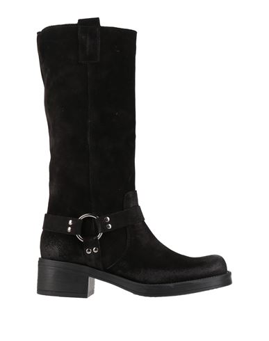 Stilosophy Woman Boot Black Size 8 Leather In Black