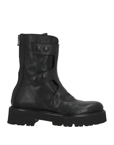 Pavin Woman Ankle Boots Black Size 6.5 Leather In Black