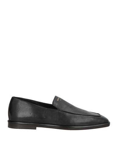 Ferragamo Man Loafers Black Size 8.5 Leather, Lambskin