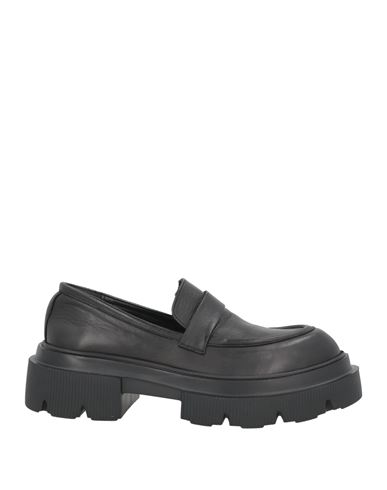 Tosca Blu Woman Loafers Black Size 10 Leather In Black