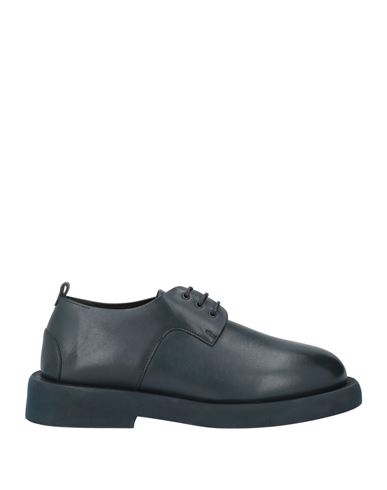 Marsèll Gomme Man Lace-up Shoes Midnight Blue Size 9 Calfskin In Blue
