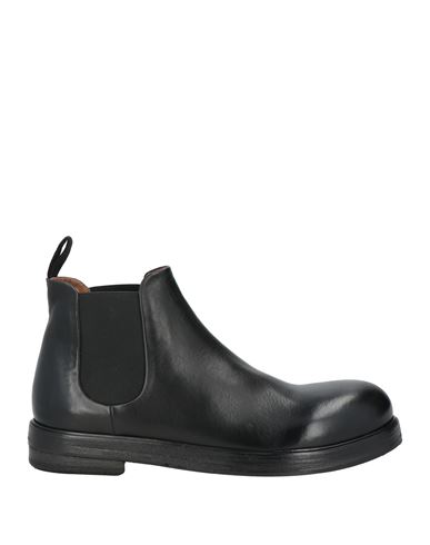 Marsèll Man Ankle Boots Black Size 9 Calfskin In Black