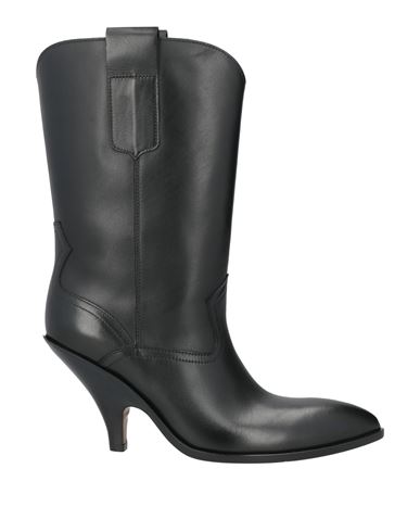 Bally Woman Ankle Boots Black Size 5.5 Calfskin In Black