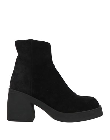 Essential L.a.b. Essential L. A.b. Woman Ankle Boots Black Size 9 Leather In Black