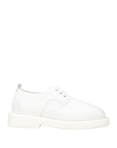 Marsèll Gomme Woman Lace-up Shoes White Size 8 Calfskin In White