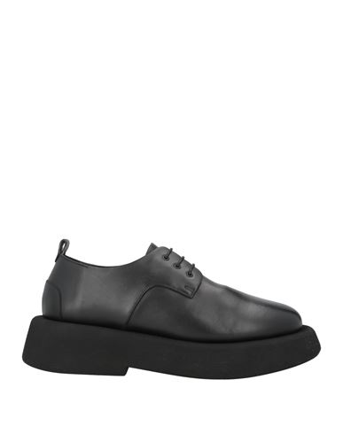 Marsèll Gomme Woman Lace-up Shoes Black Size 8 Calfskin In Black