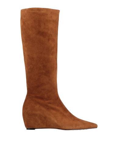 Nora New York Woman Boot Camel Size 9 Leather In Brown