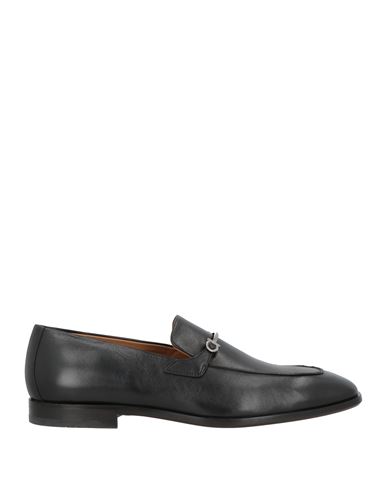 Ferragamo Man Loafers Black Size 7.5 Calfskin In Black