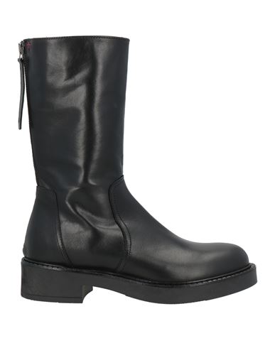 Gio+ Woman Ankle Boots Black Size 8 Leather In Black