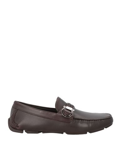 Ferragamo Man Loafers Black Size 9 Calfskin In Brown