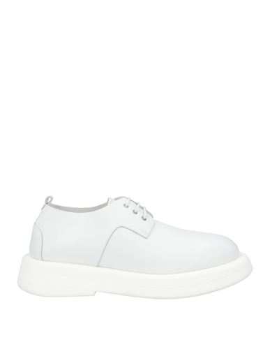 Marsèll Gomme Man Lace-up Shoes White Size 8 Calfskin In White