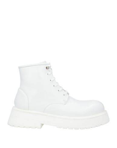 Marsèll Man Ankle Boots White Size 9 Calfskin In White