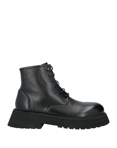 Marsèll Man Ankle Boots Black Size 9 Calfskin In Black