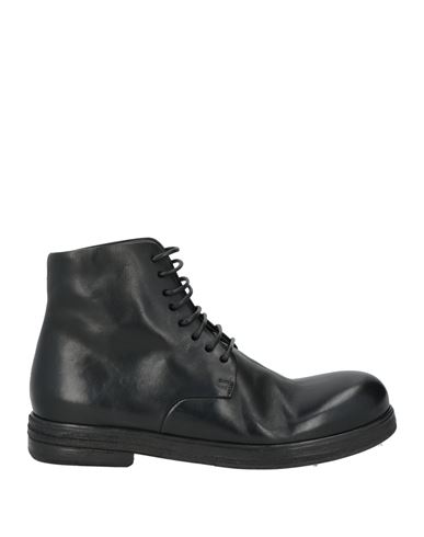 Marsèll Woman Ankle Boots Black Size 8 Calfskin In Black