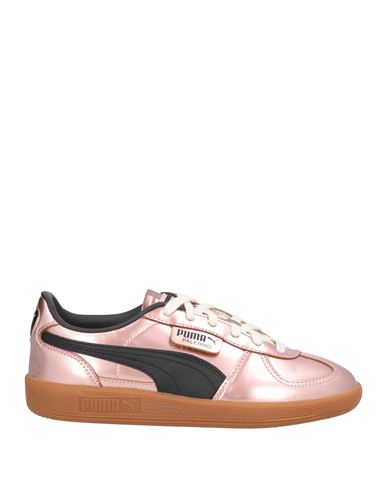 Puma Select Woman Sneakers Rose Gold Size 7.5 Leather In Gold