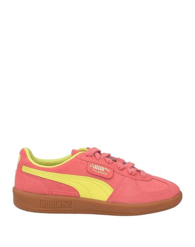 Puma Woman Sneakers Salmon Pink Size 7.5 Leather In Pink