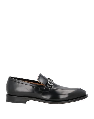 Ferragamo Man Loafers Black Size 7 Calfskin In Black