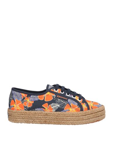Superga Woman Espadrilles Blue Size 7.5 Textile Fibers