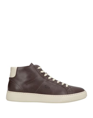 Harmont & Blaine Man Sneakers Dark Brown Size 11 Textile Fibers In Brown
