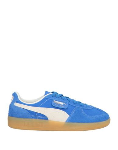 Puma Man Sneakers Bright Blue Size 9 Leather, Textile Fibers