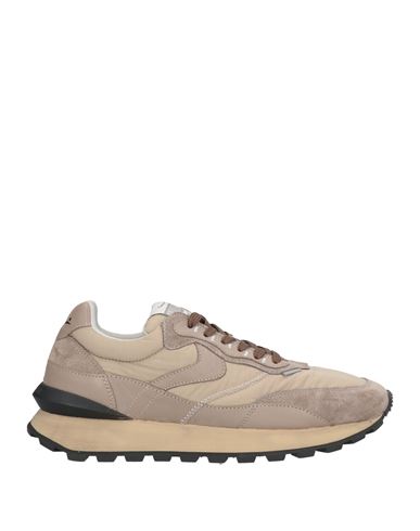 Voile Blanche Man Sneakers Grey Size 8 Leather, Textile Fibers In Pink
